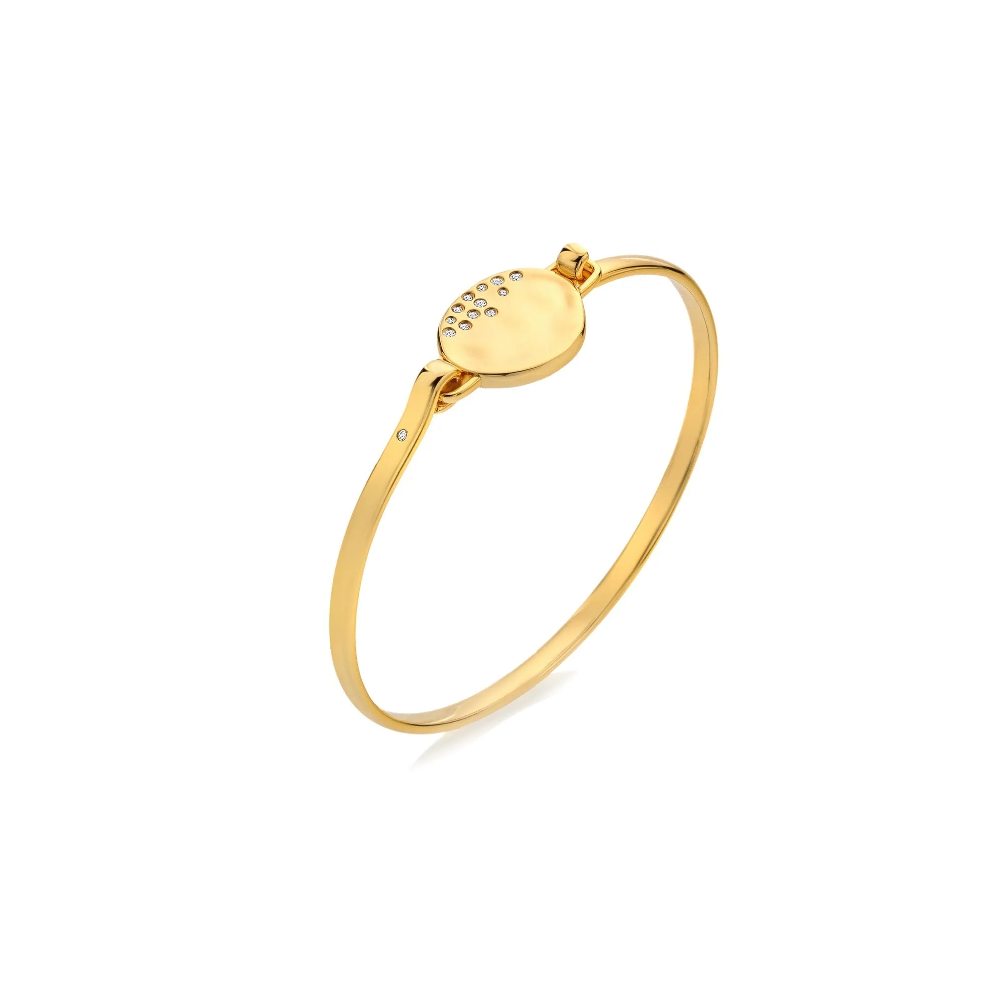 18ct Gold HD X JJ Illuminate Bangle DC213