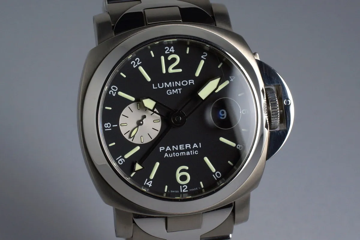 2006 Panerai PAM 161 GMT with Box and Papers