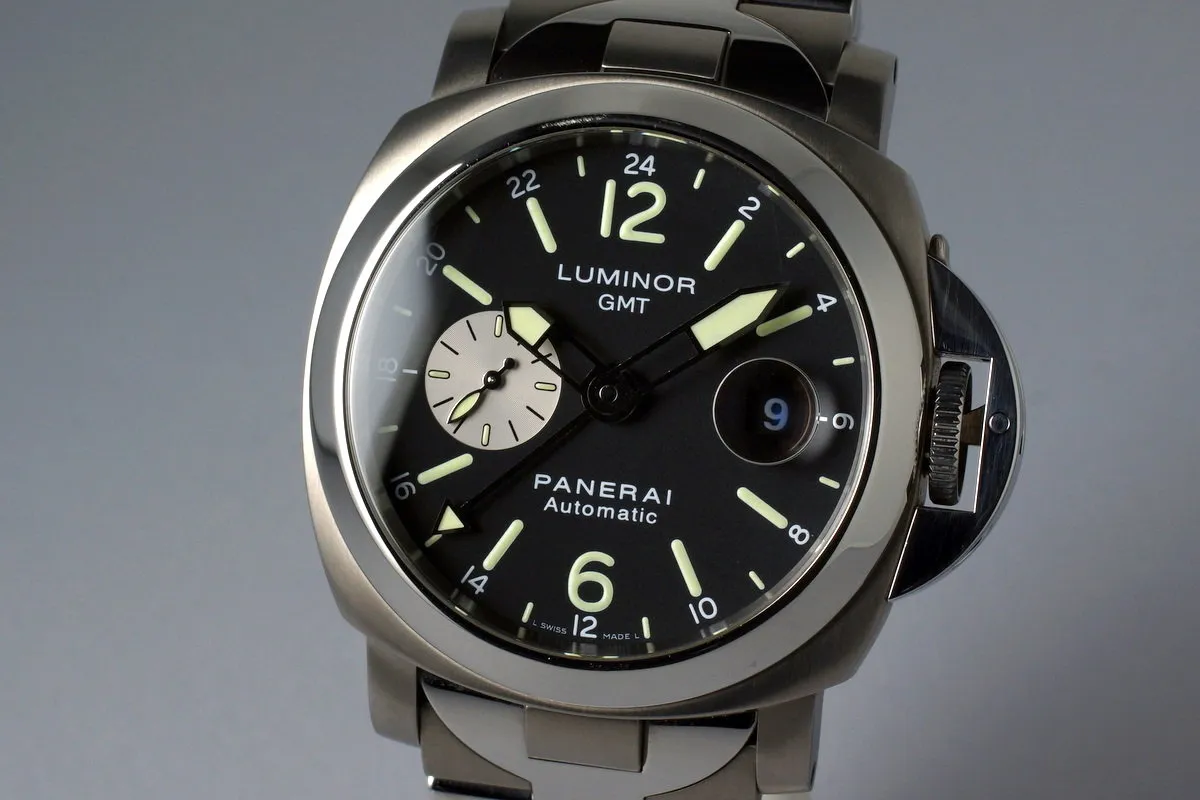 2006 Panerai PAM 161 GMT with Box and Papers