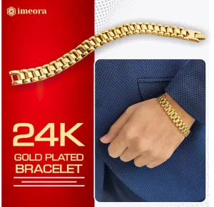 24K Gold Plated Stylish Chain Bracelet