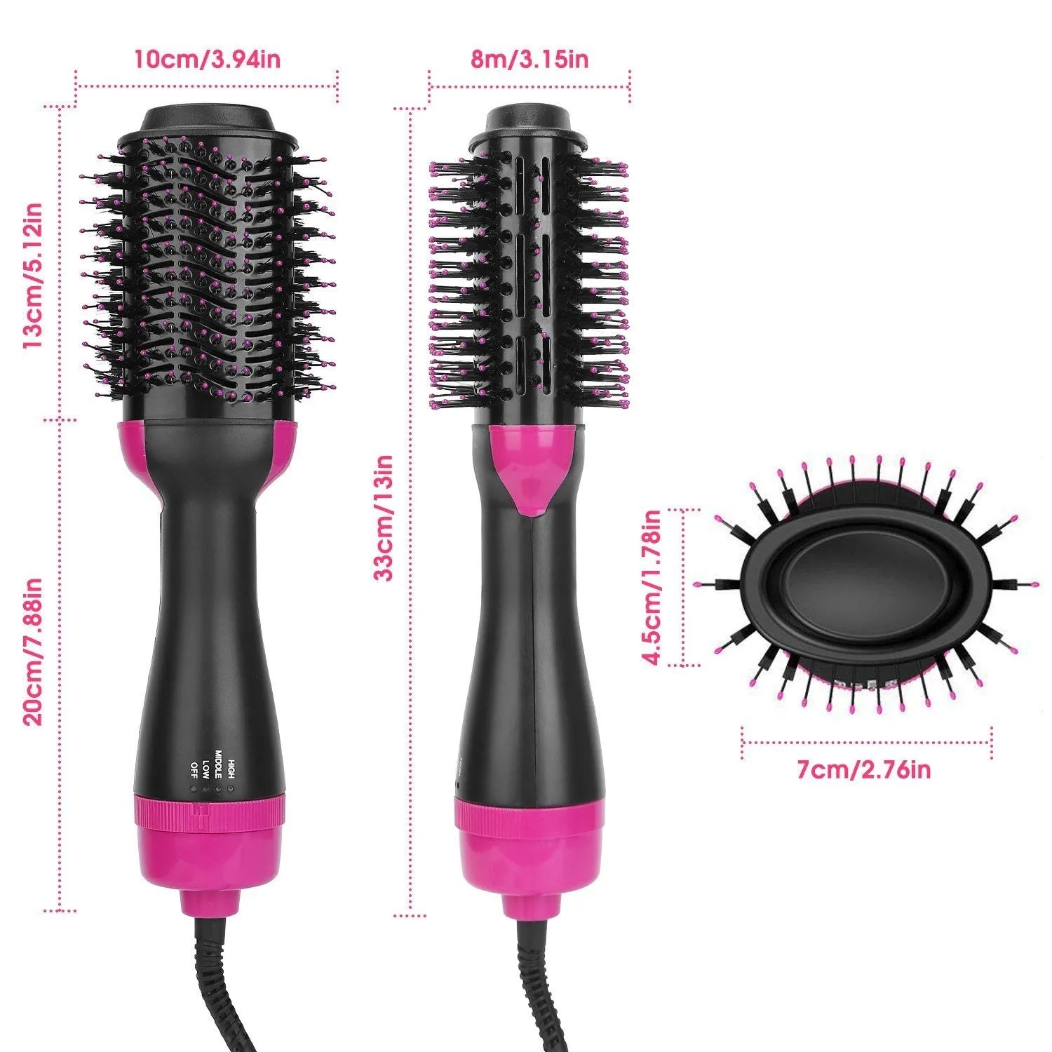 4-in-1 Hair Dryer Volumizer Brush