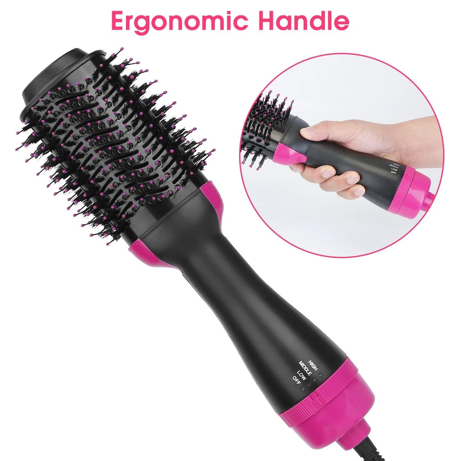 4-in-1 Hair Dryer Volumizer Brush