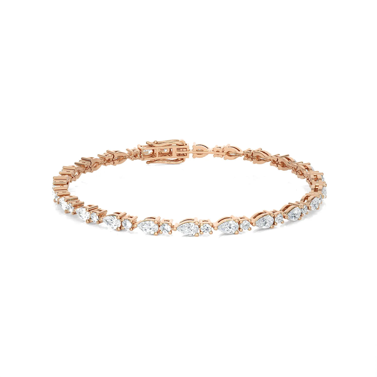 5 3/8 ctw Multi-Shape Lab Grown Diamond Tennis Bracelet