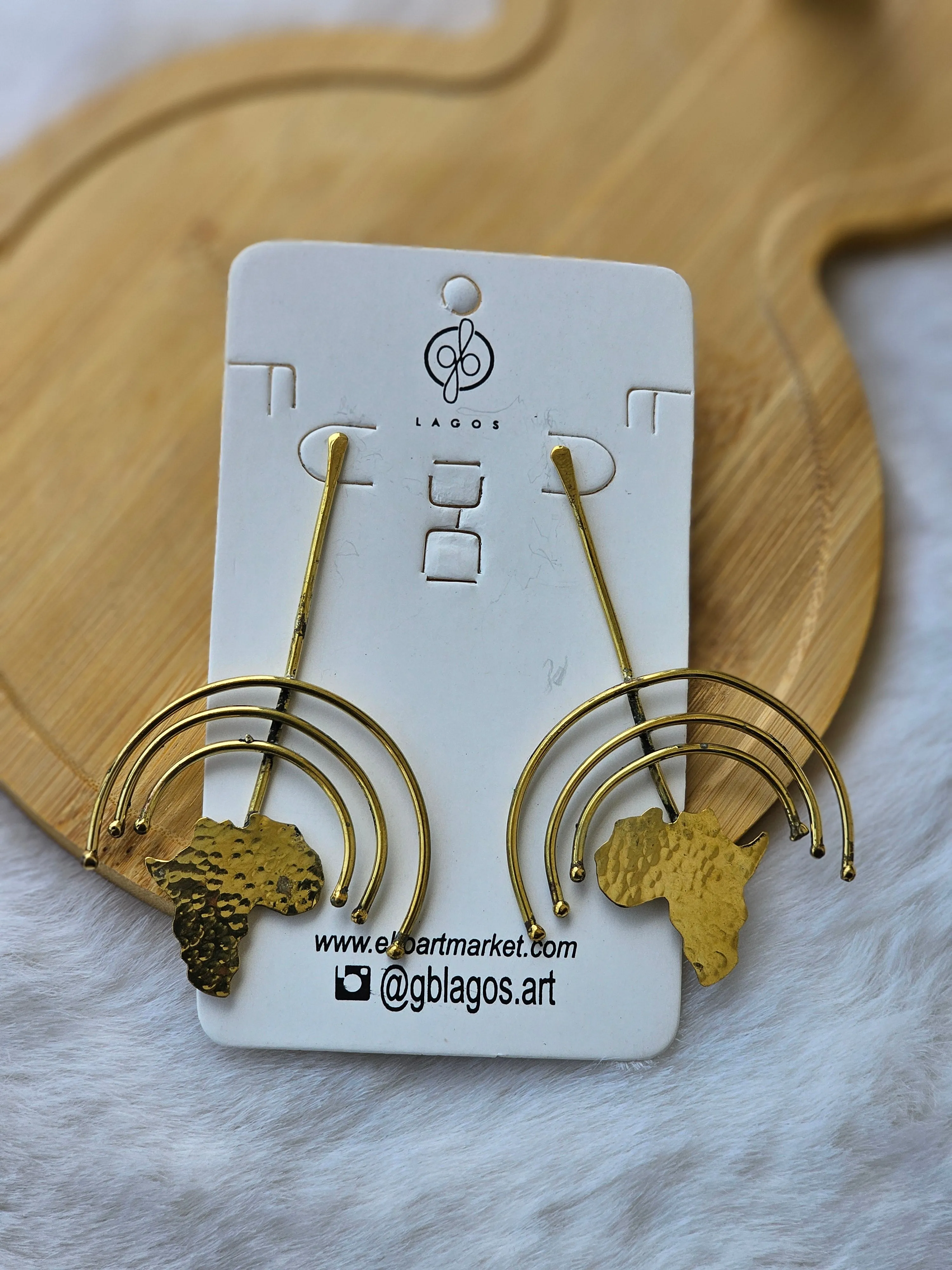 Afro-Comb Earrings