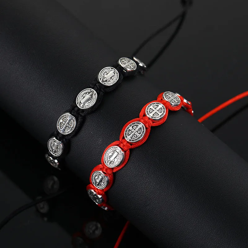 Alloy braided bracelet