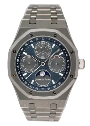 Audemars Piguet Royal Oak 26574TI Perpetual Calendar Mens Watch Box Papers