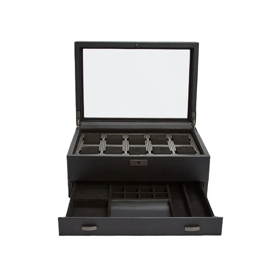 Axis 10 Piece Watch Box With Drawer