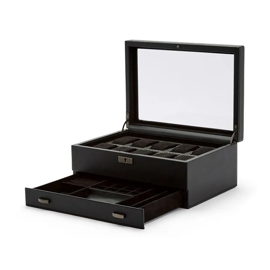 Axis 10 Piece Watch Box With Drawer