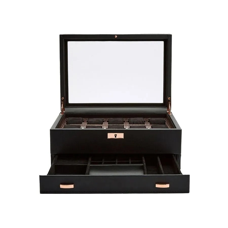 Axis 10 Piece Watch Box With Drawer