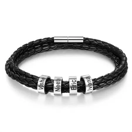 Braided Leather Bracelet