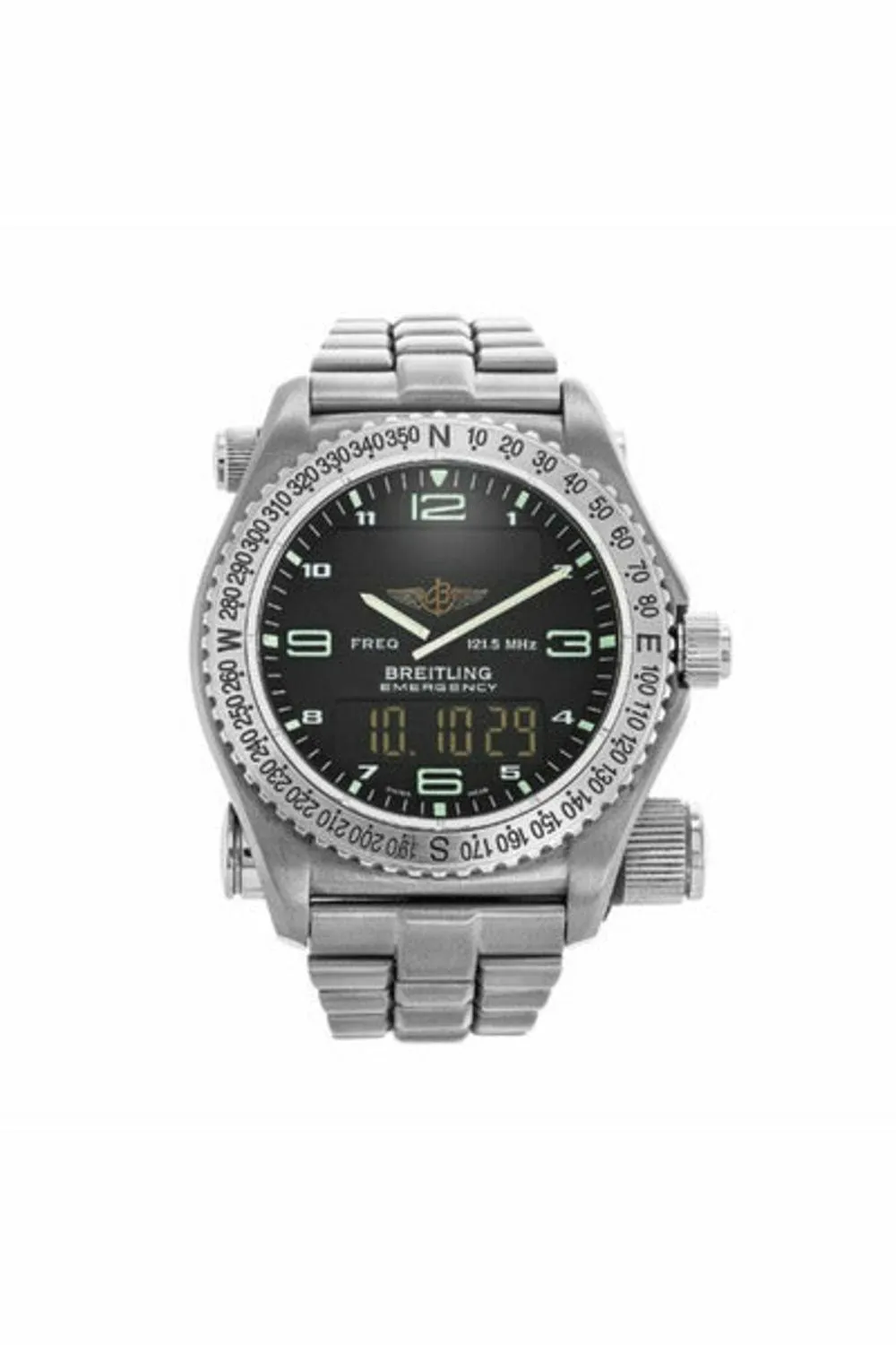 breitling emergency 42 mm men's watch ref. e56121.1