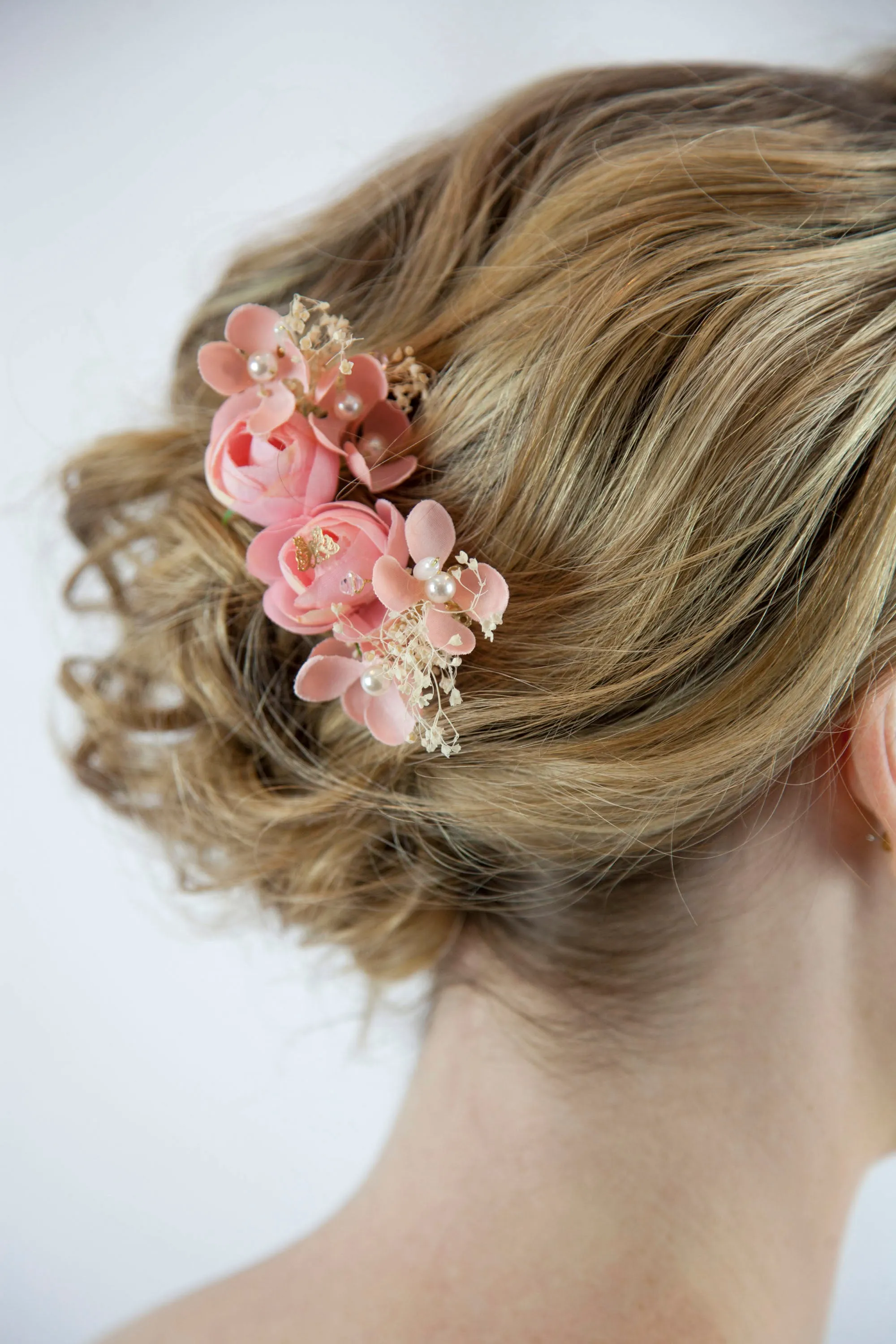 Bridal Flower Hair Pins (A Pair)