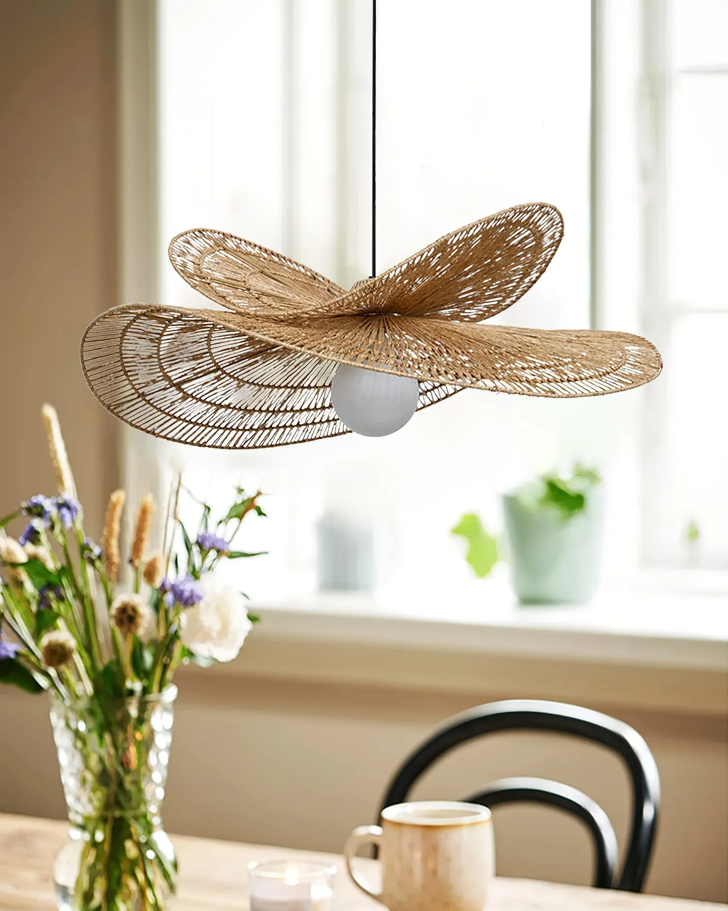 Bukolische Rattan Pendant Lamp