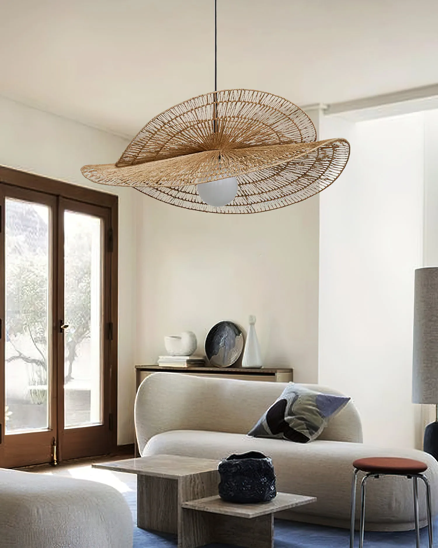 Bukolische Rattan Pendant Lamp