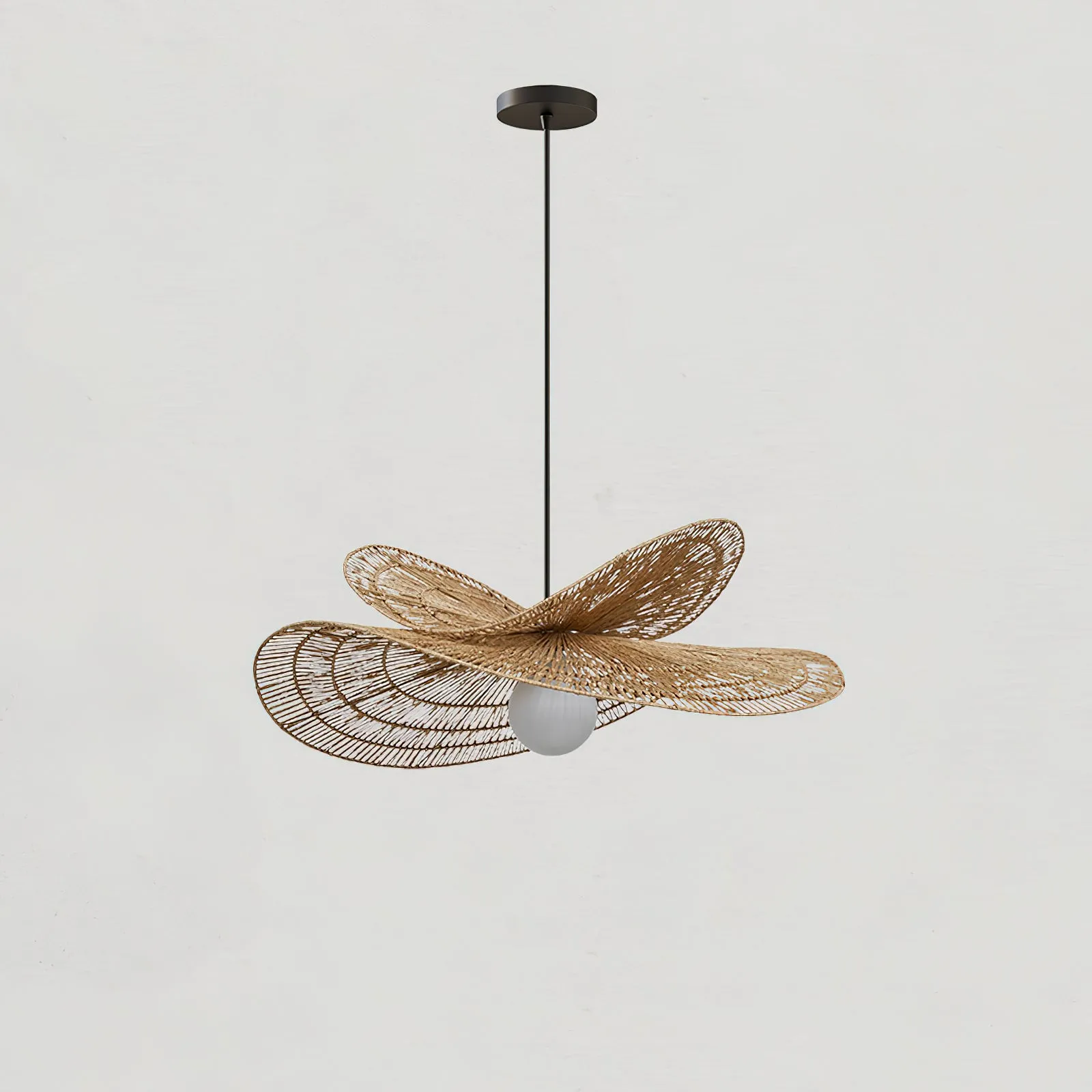 Bukolische Rattan Pendant Lamp