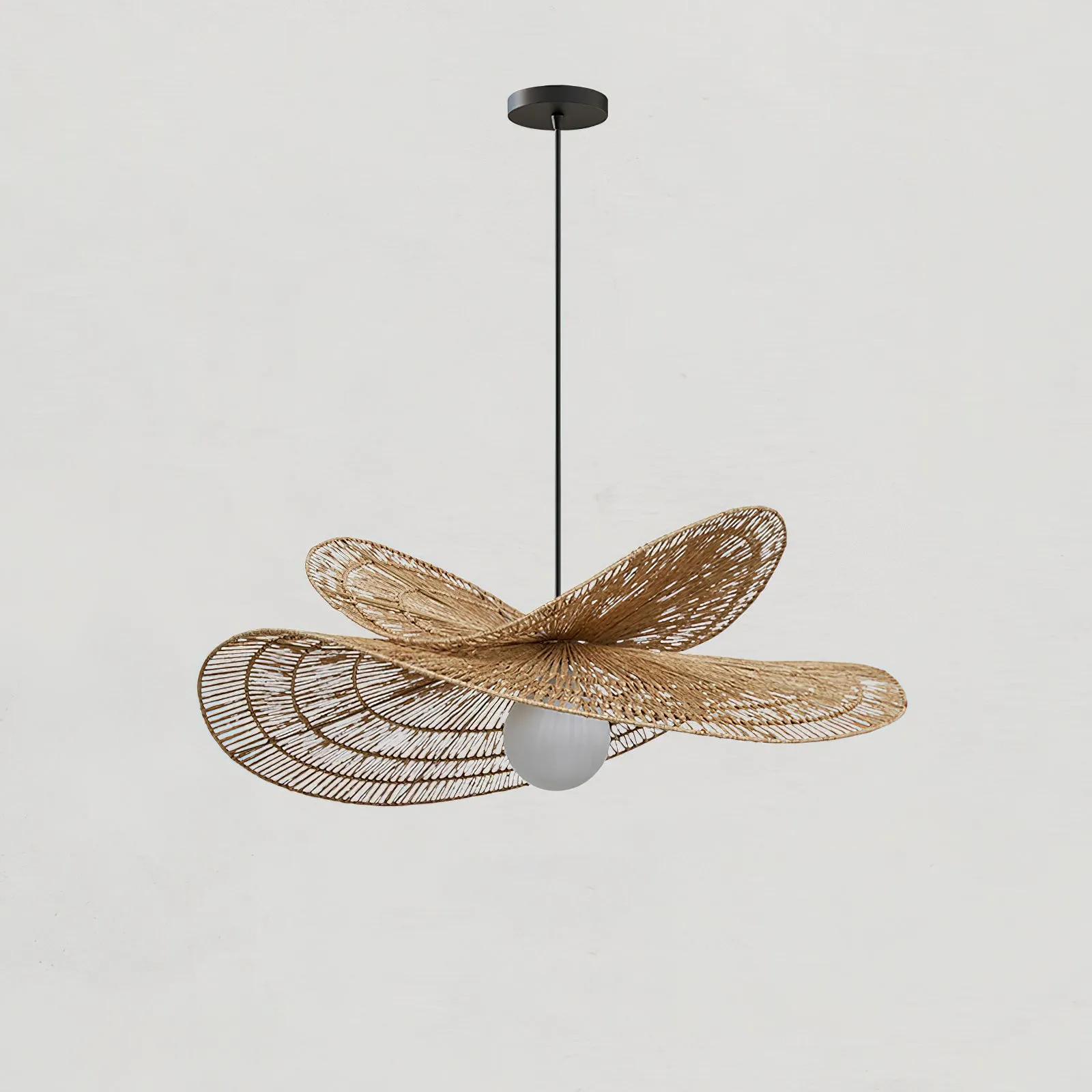 Bukolische Rattan Pendant Lamp