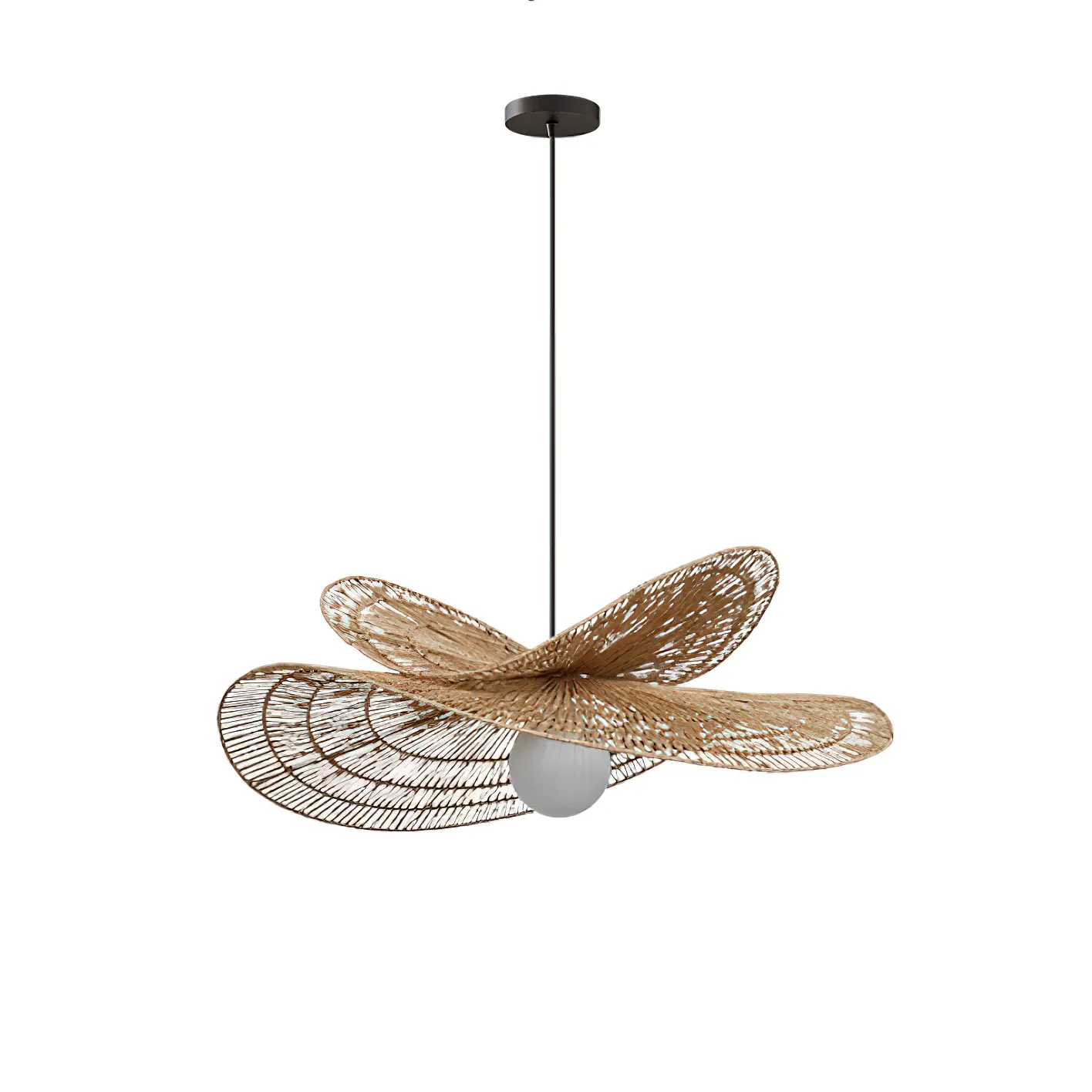 Bukolische Rattan Pendant Lamp