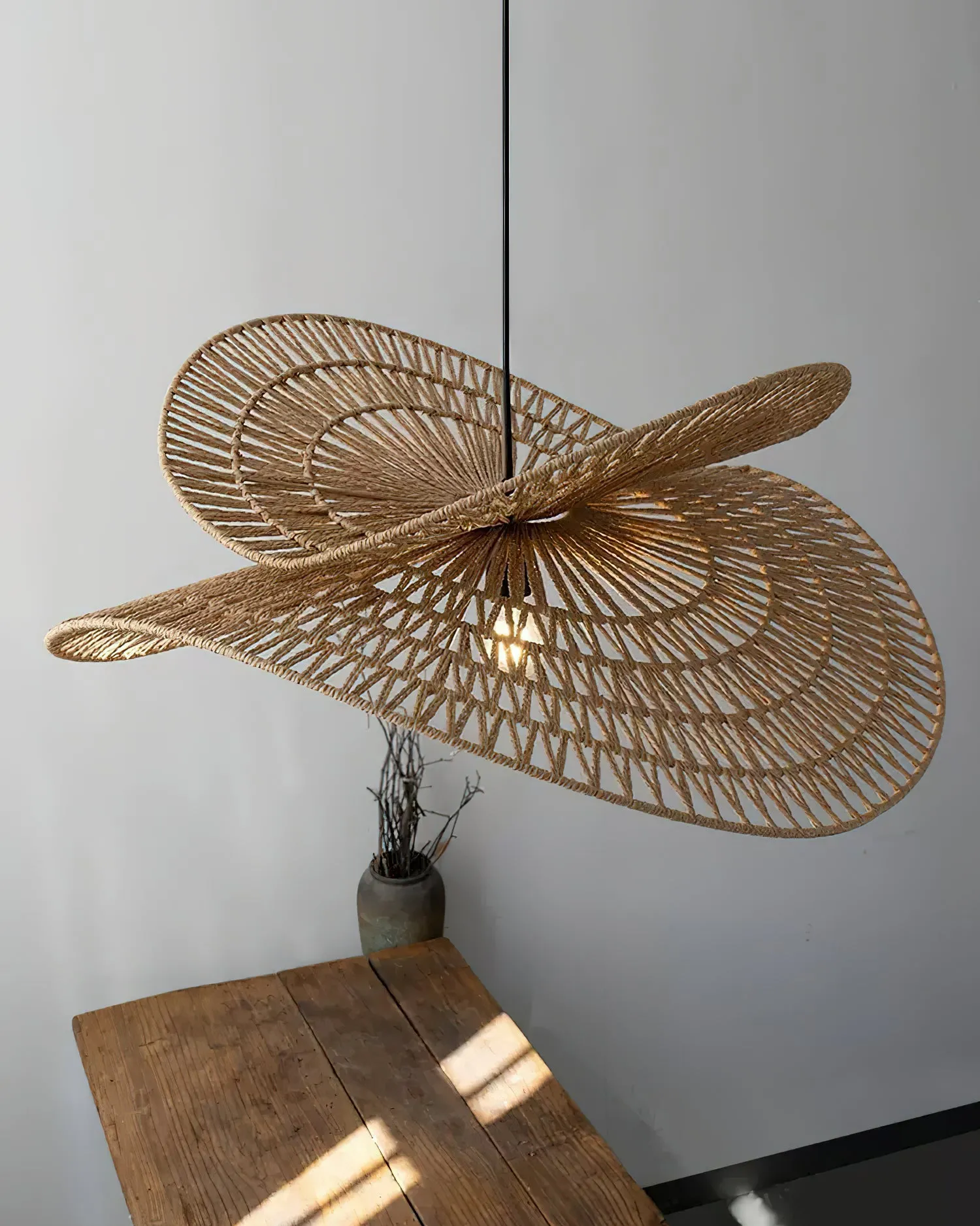 Bukolische Rattan Pendant Lamp