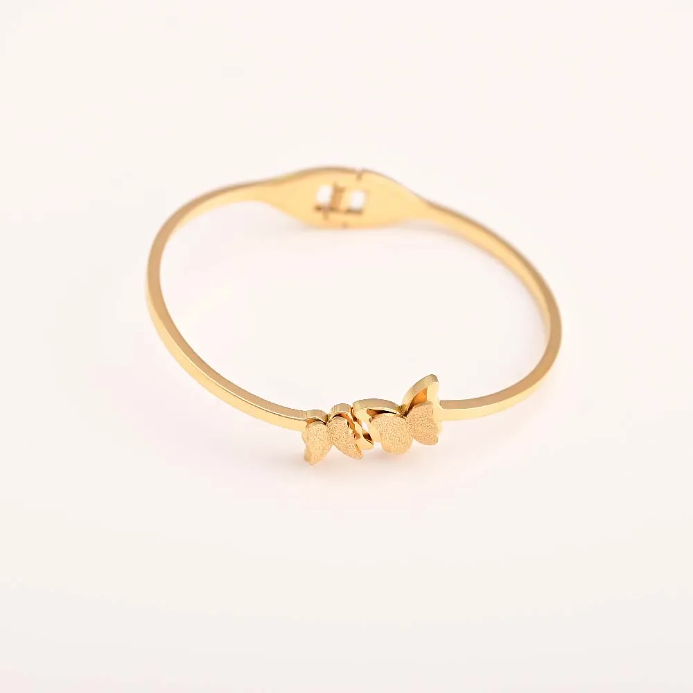 Butterfly Charm Cuff Bracelet