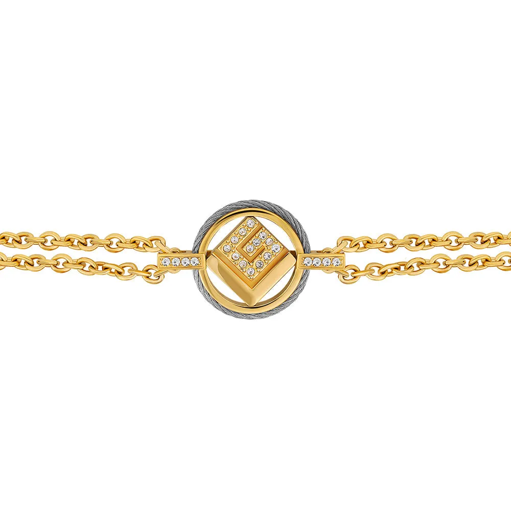 Camille Two Tone Bracelet