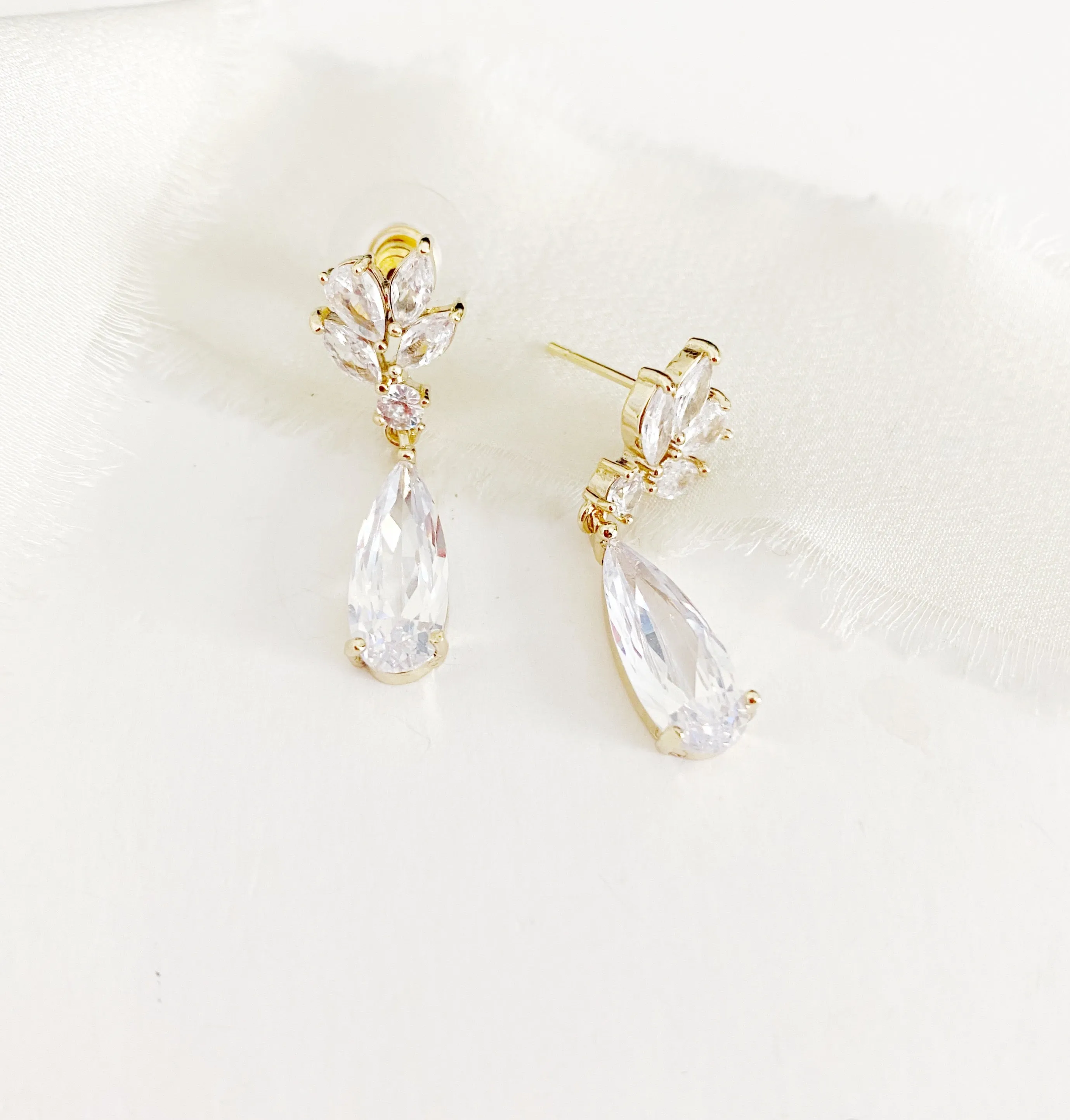 Cellis Stud Drop Earrings