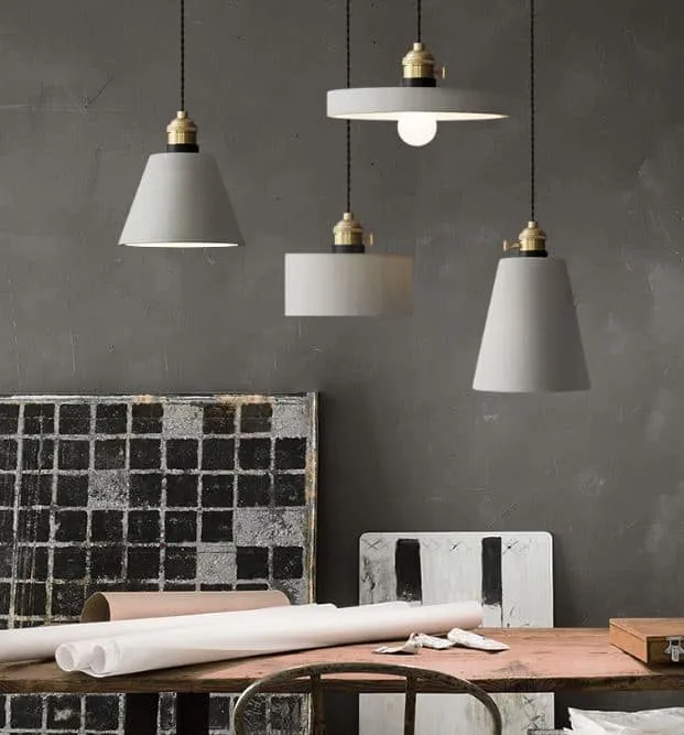 Cenarjor Cement Cone Pendant Lamp