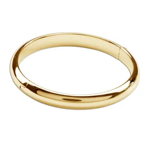 Cherished Moments Classic 14K Gold Plated Bangle Bracelet