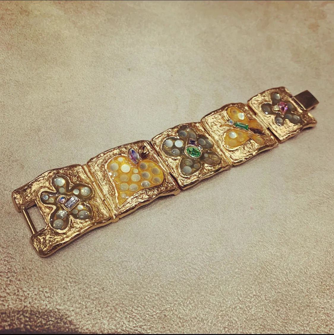 Christian Lacroix Vintage Bracelet with a butterfly