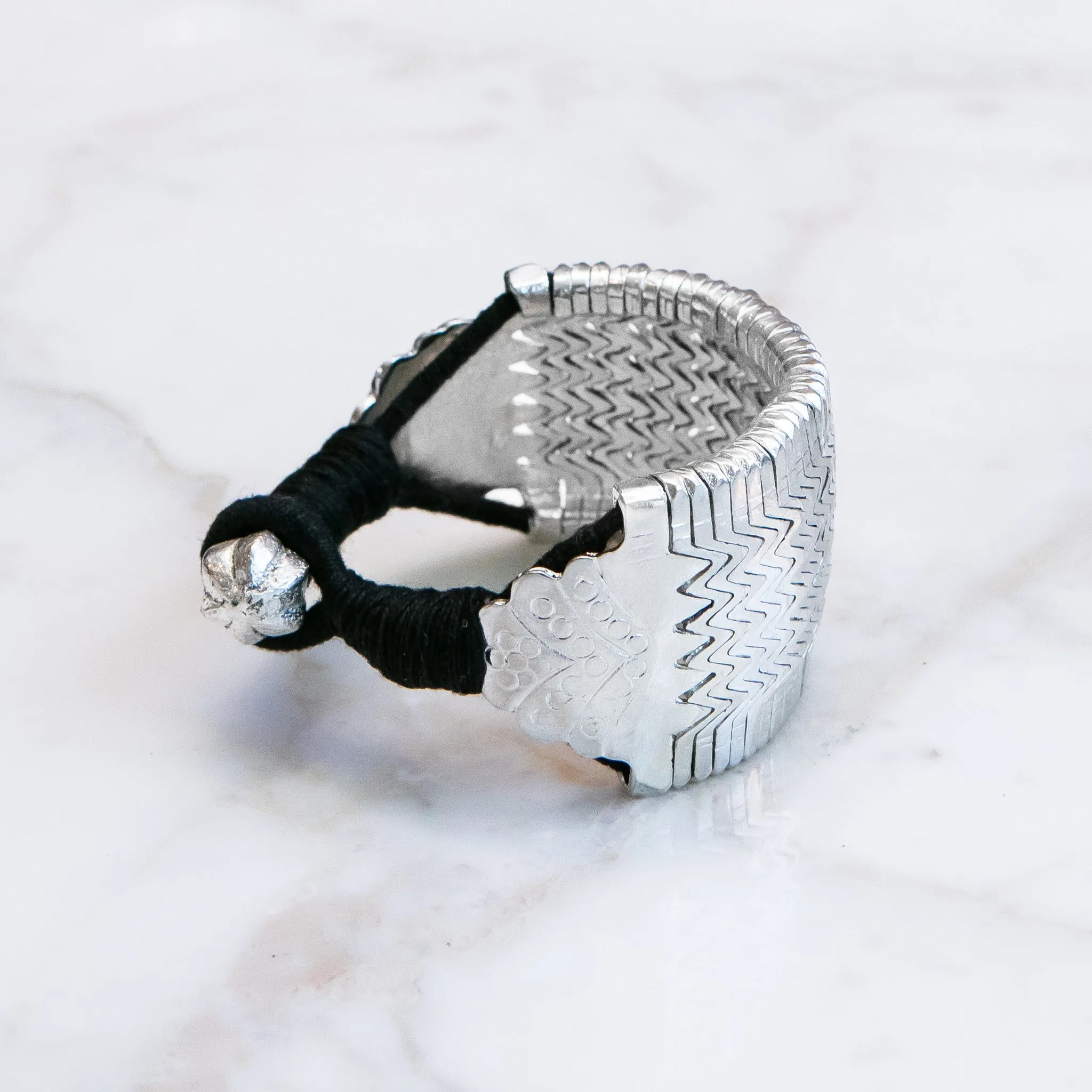 Chunky Silver-Plated Cuffs