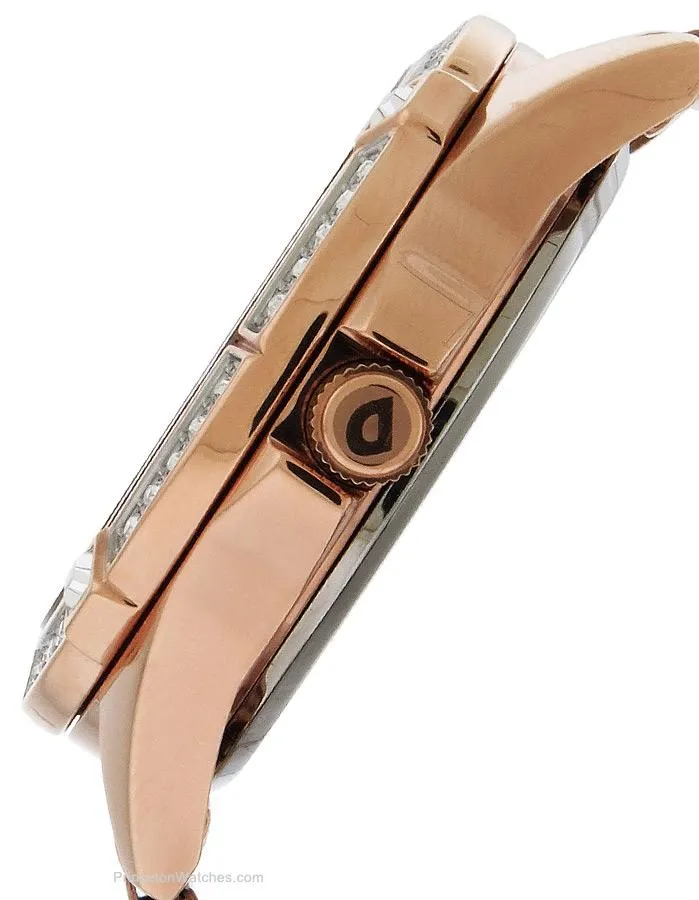 Citizen Ladies Crystal DRIVE POV Eco-Drive - Coral Pink Dial - Rose Gold-Tone