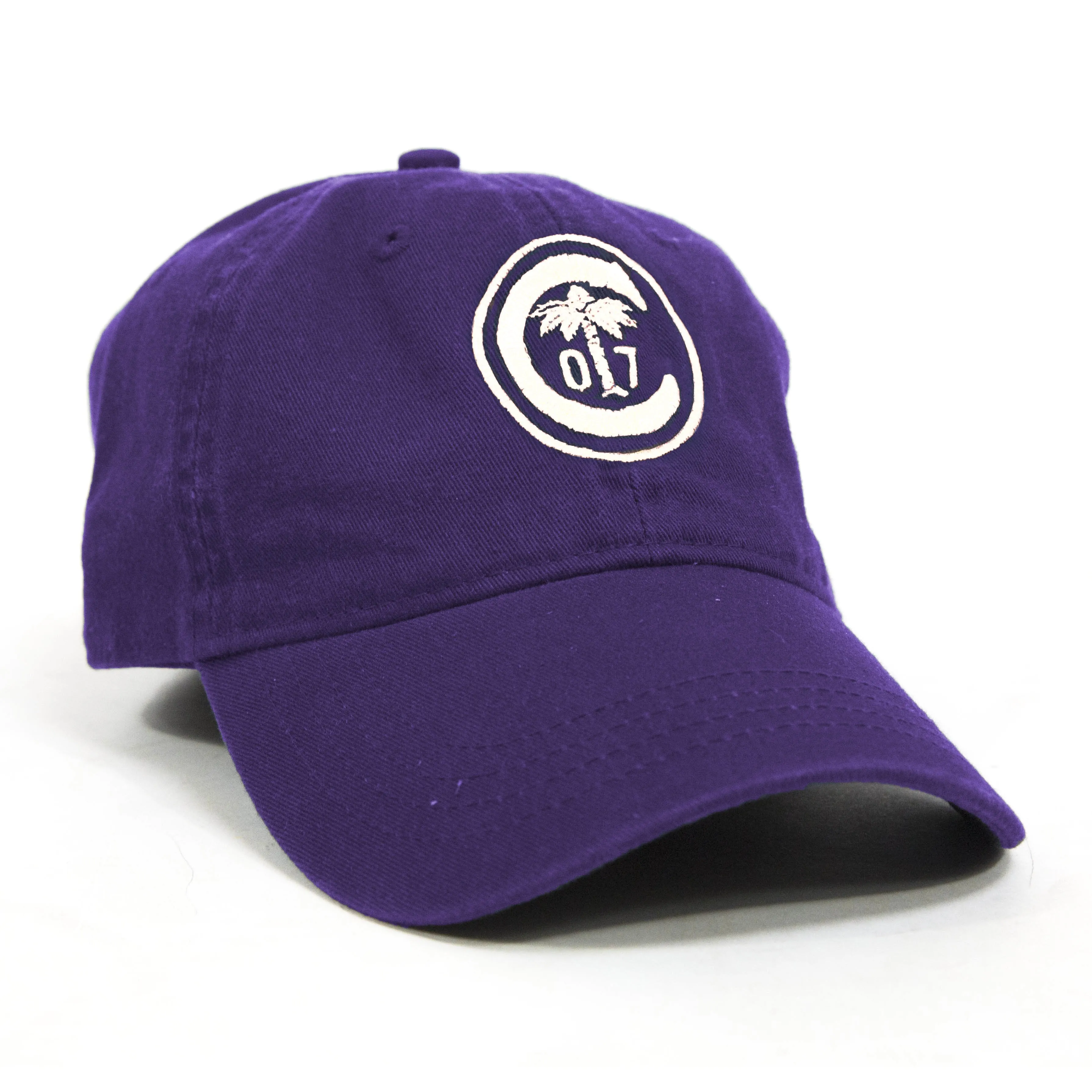 Clemson Ring Crest Hat in Purple