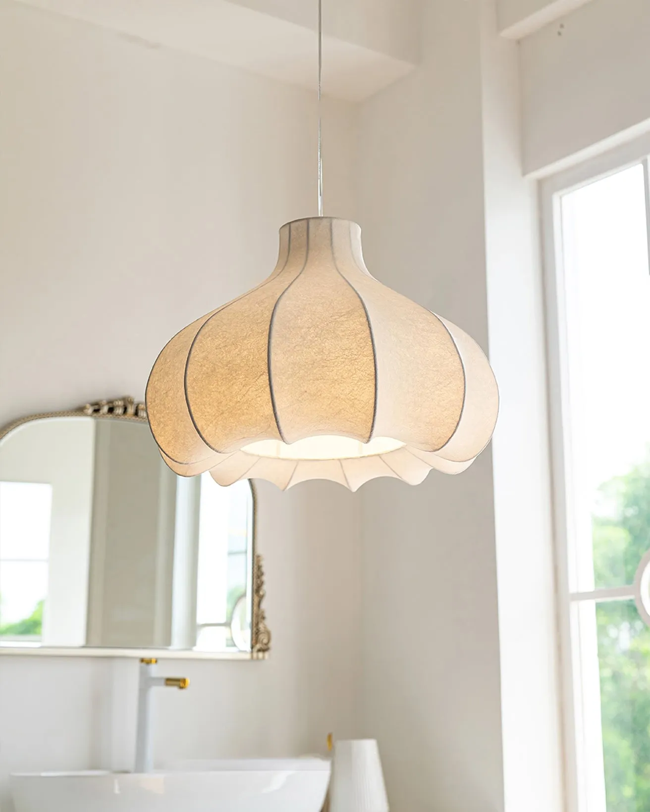 Cocoon Silk Pendant Lamp