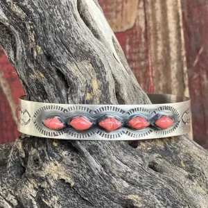 Coral Cuff Bracelet  - T4159C