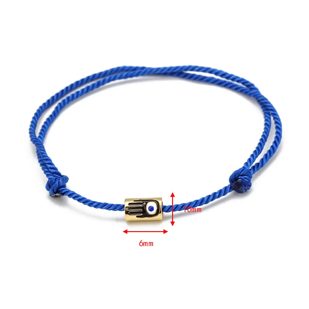 Couple Bracelet European And American Simple Blue Eyes Braided Bracelet