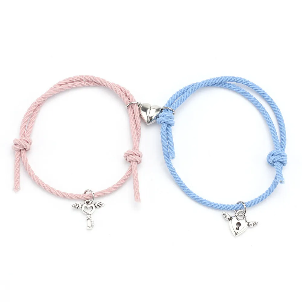 Couple's Small Rubber Band Hair Rope Bracelet