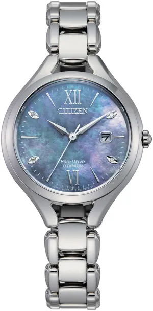 CTZ Watch Super Titanium Diamond Eco Drive Ladies