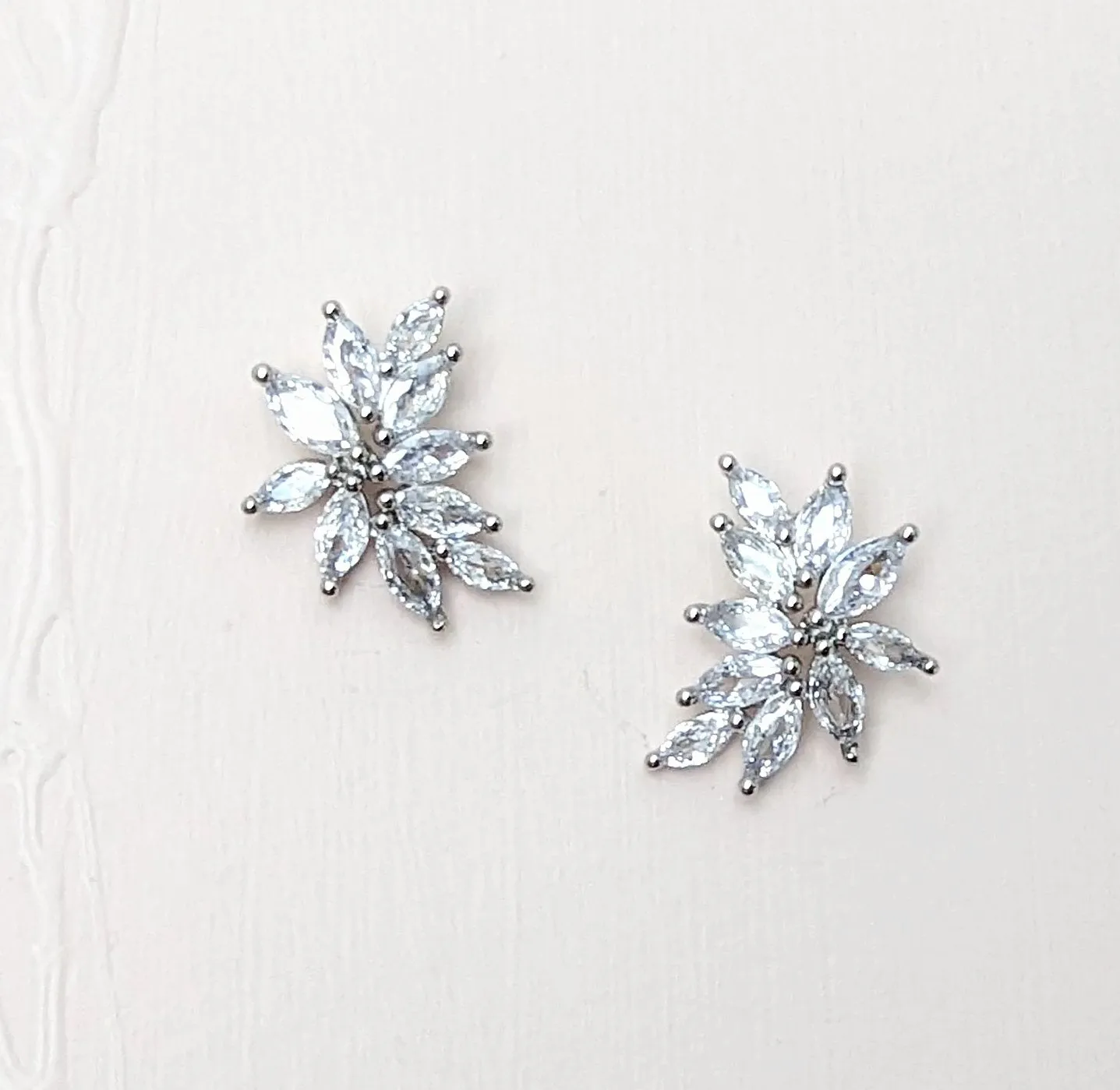 CZ Marquise Studs, Hetal