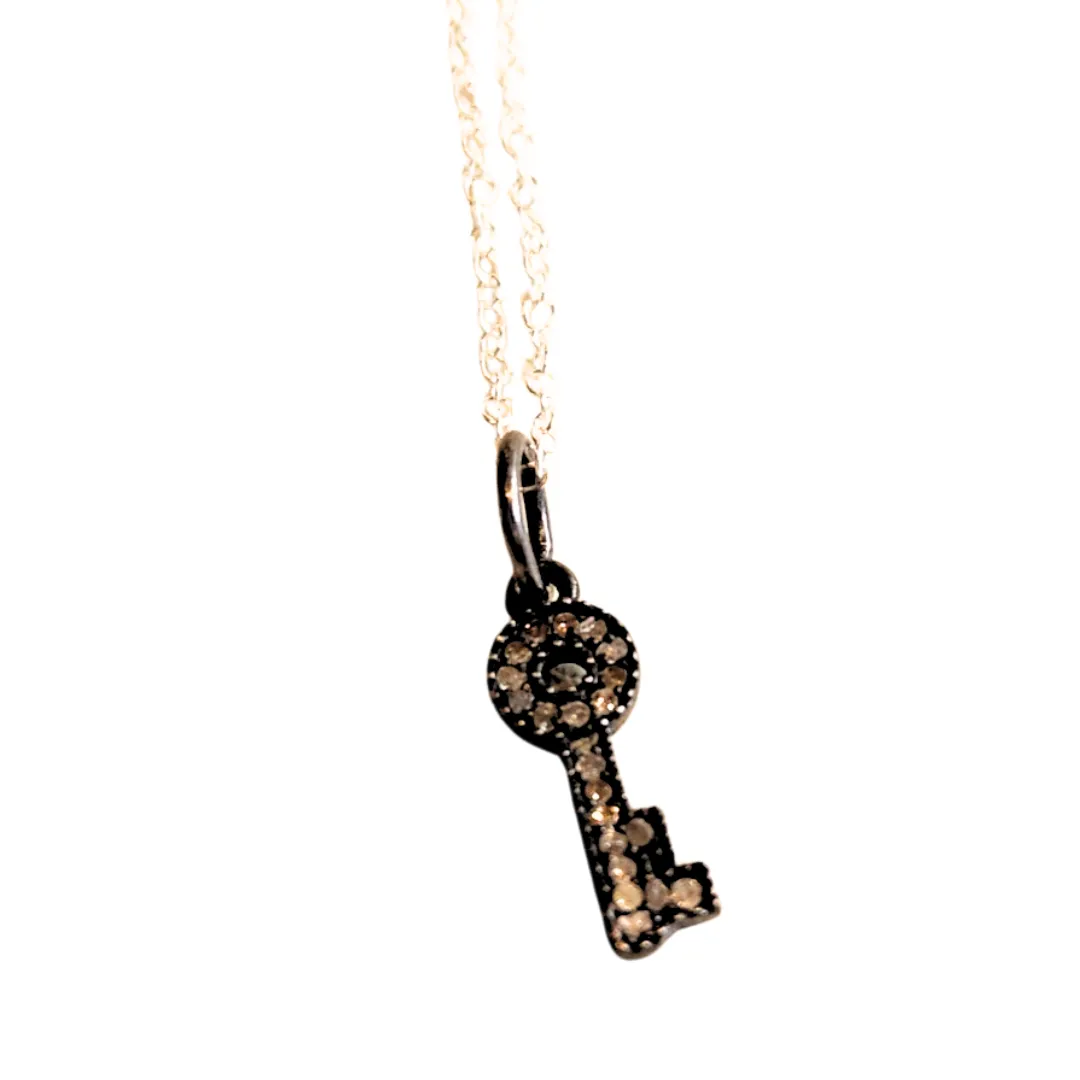 Diamond Key Pendant