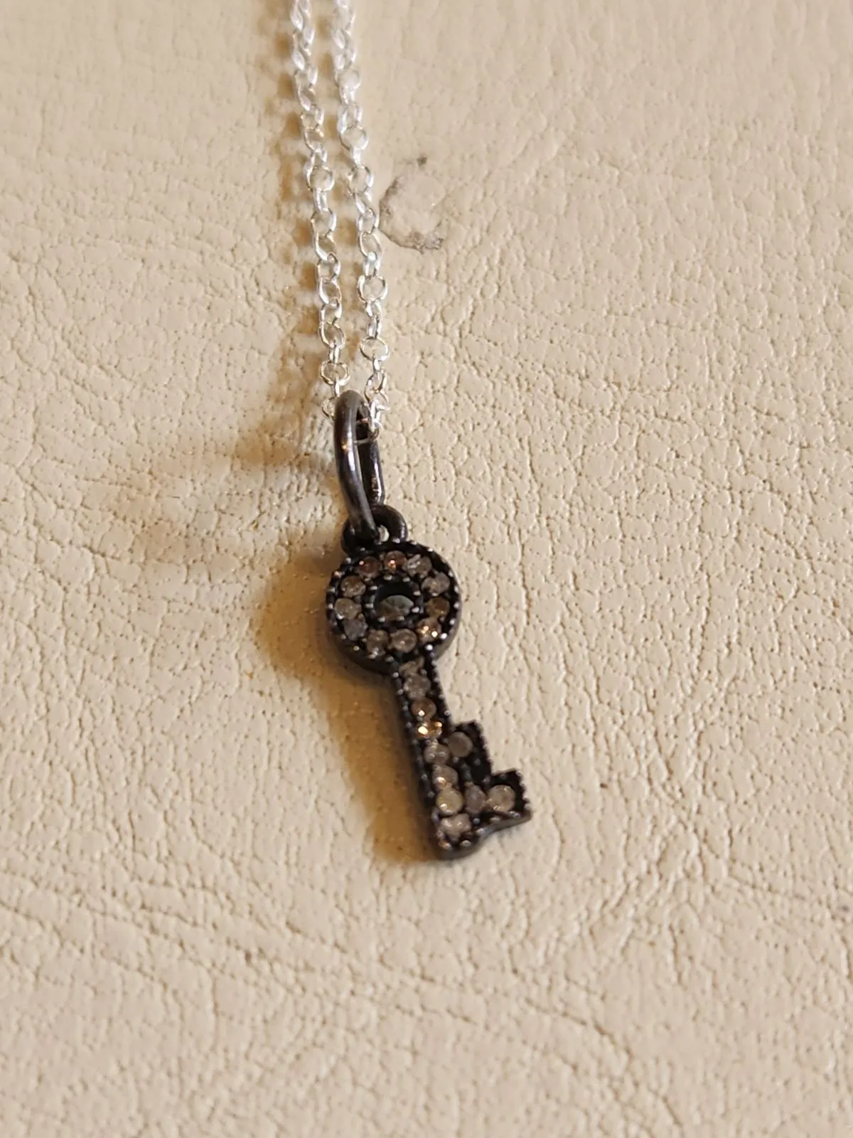 Diamond Key Pendant