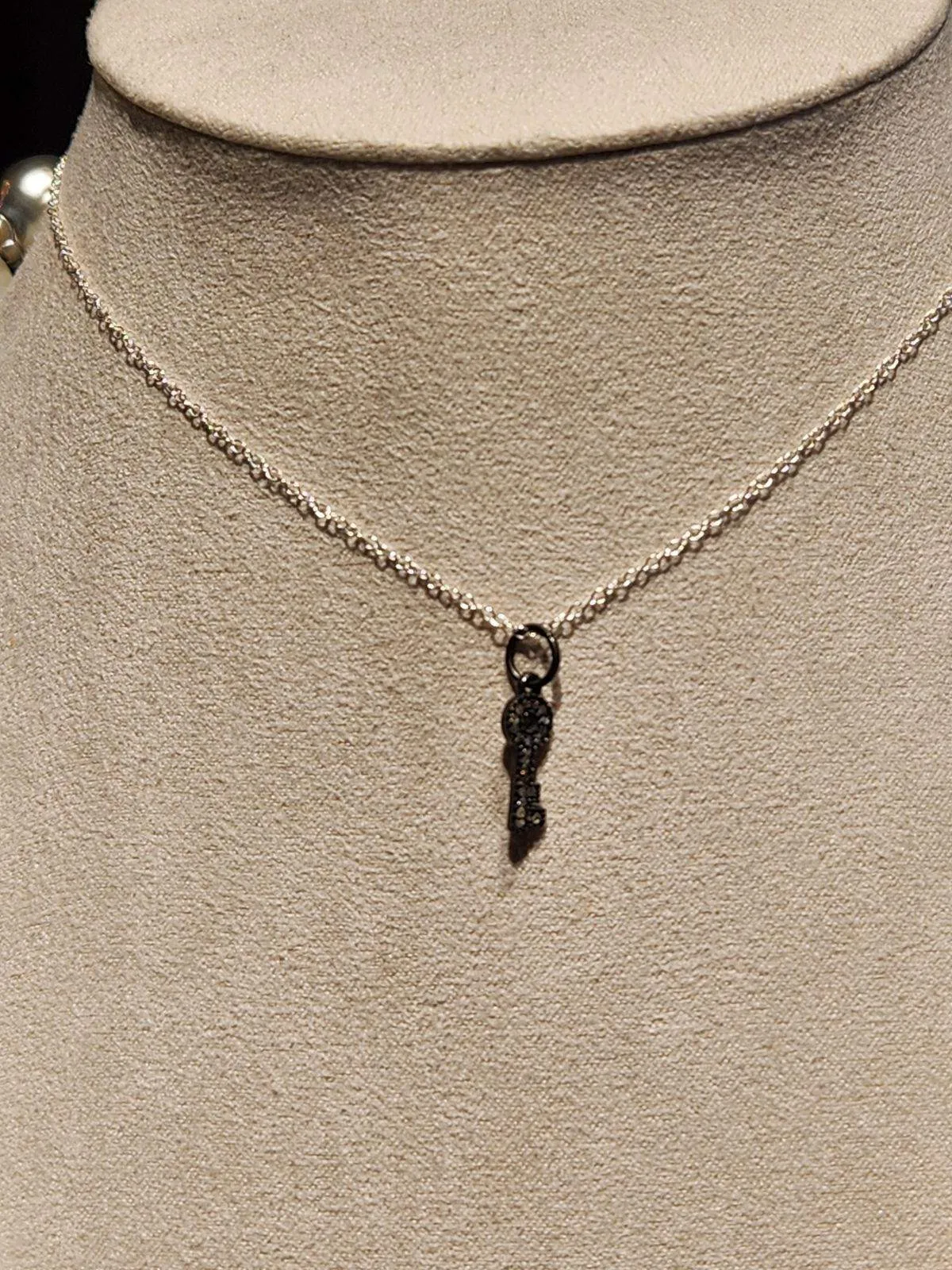 Diamond Key Pendant