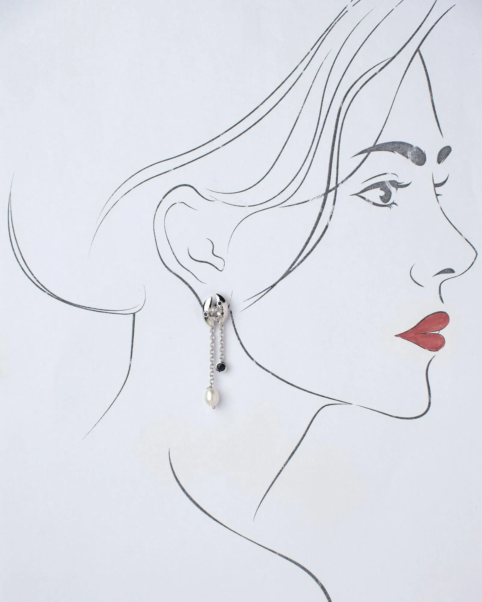 Dreamy Droplets Pearl Earring