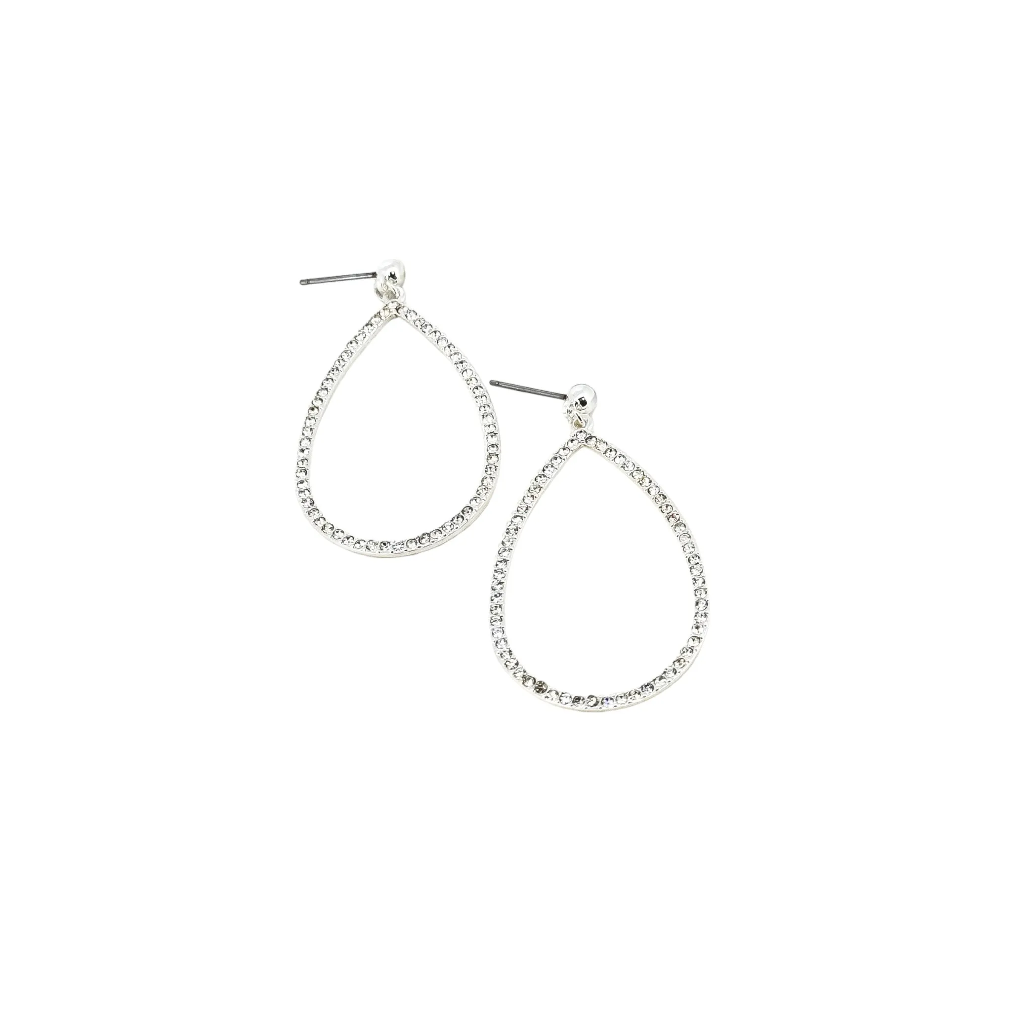 Envy Diamonte Teardrop Earring Silver