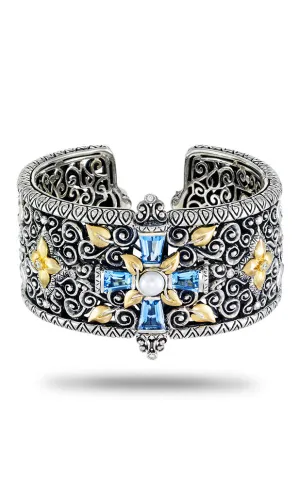 Ethereal Wide Cuff Bracelet- 50% non-refundable deposit