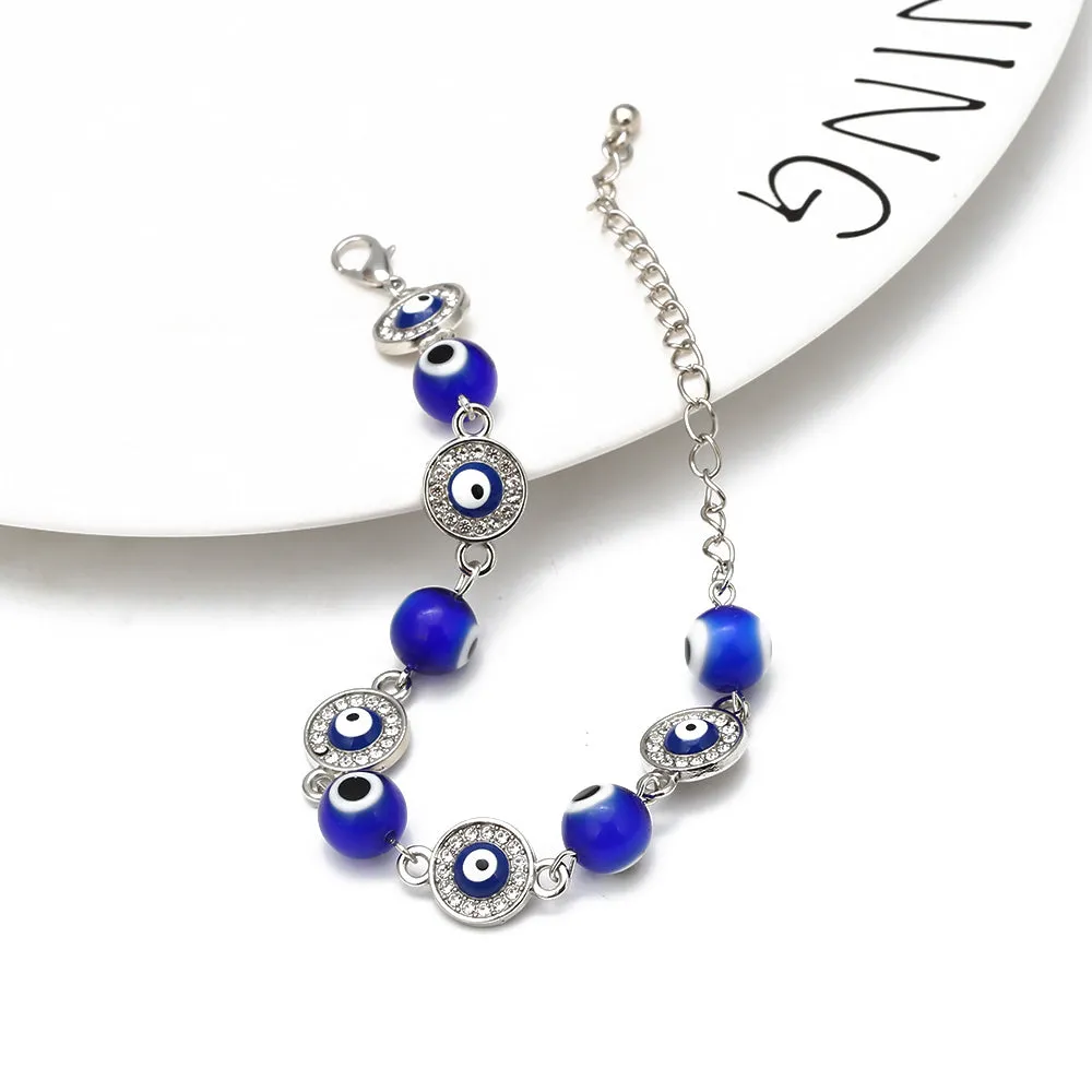 Fashion creative blue devil's Eye Bracelet