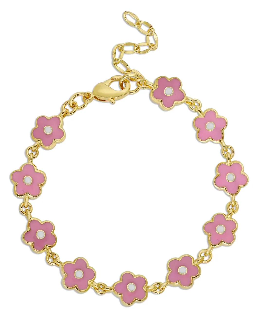 Flower Link Bracelet