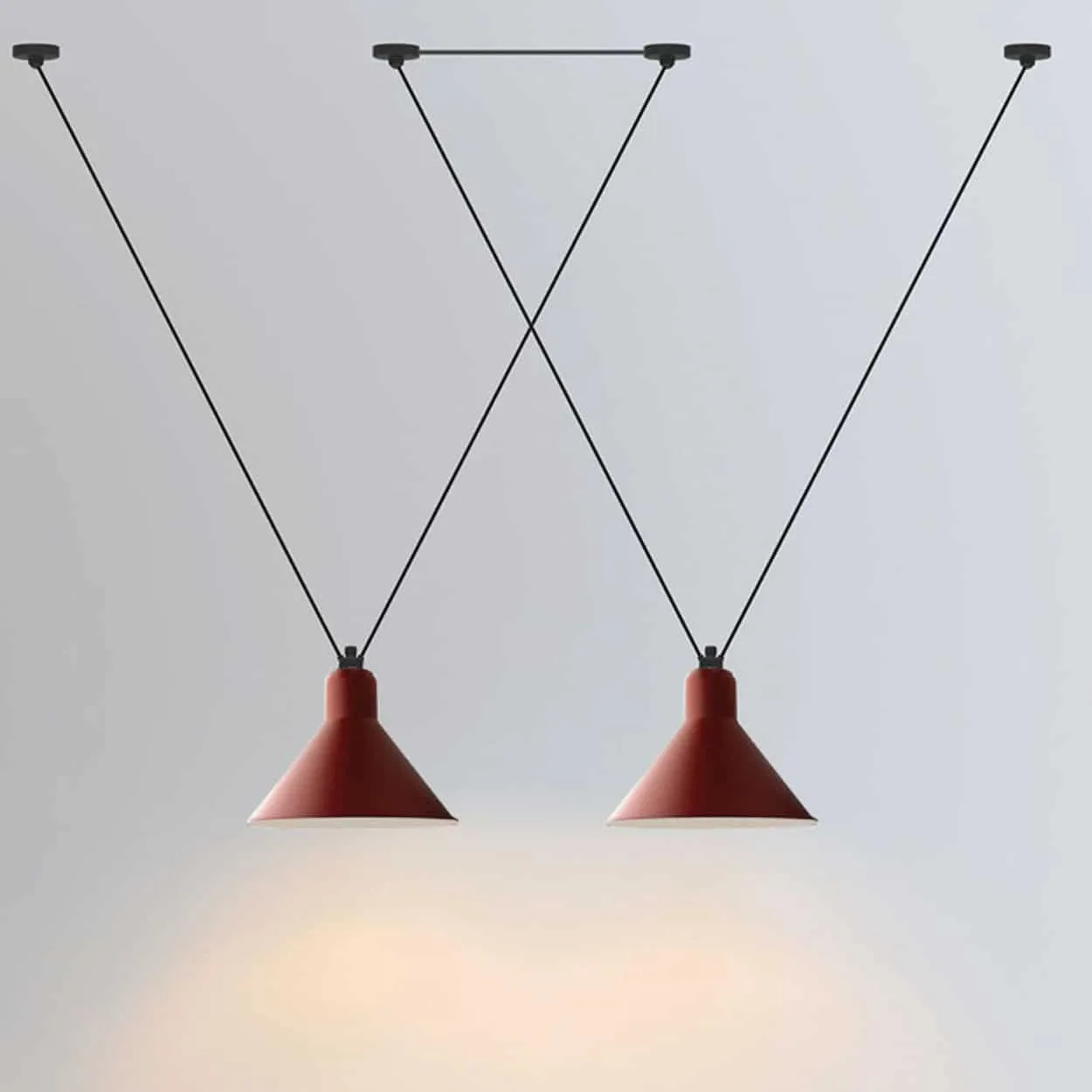 Foccasi V-Wires Funnel Shades Pendant Lamp