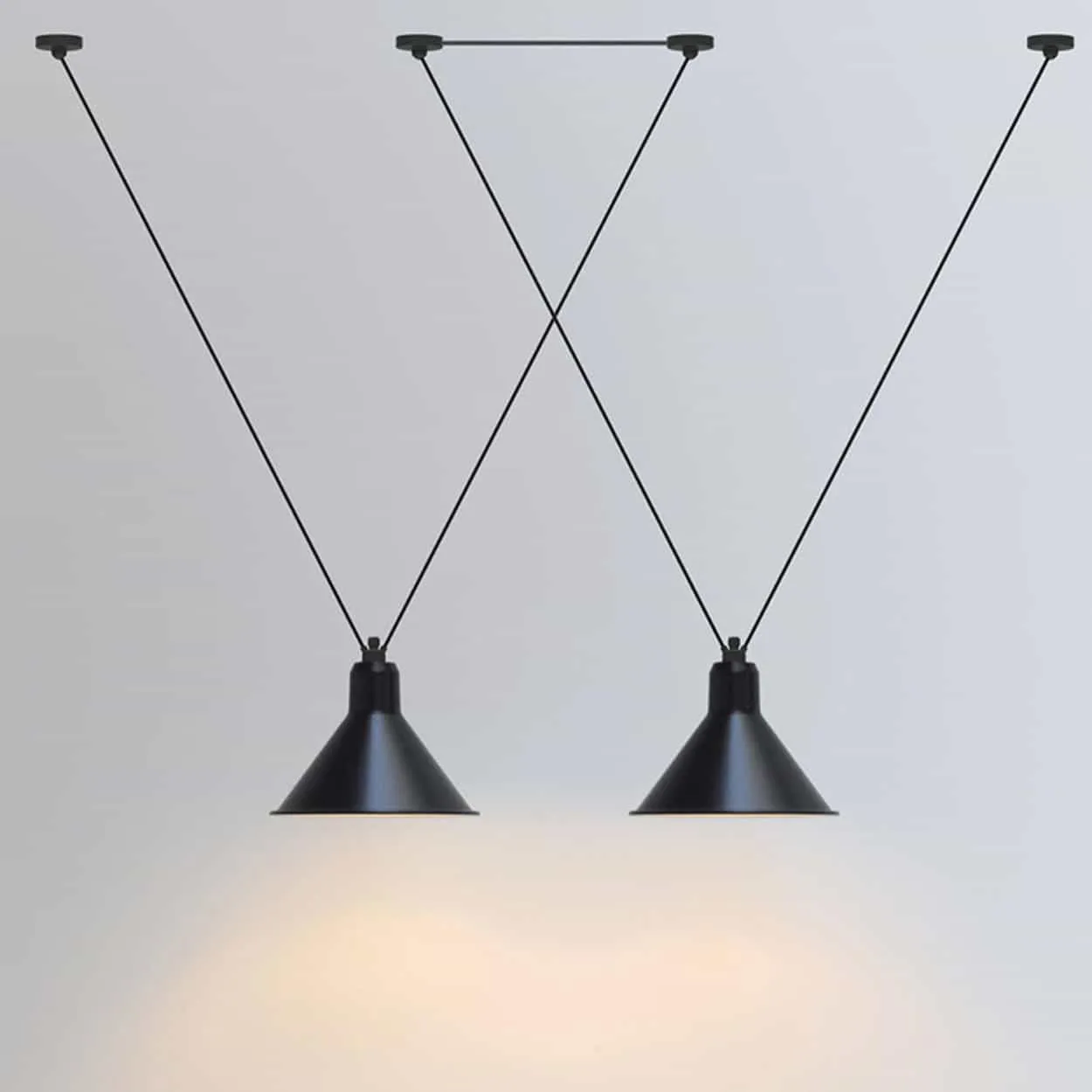 Foccasi V-Wires Funnel Shades Pendant Lamp