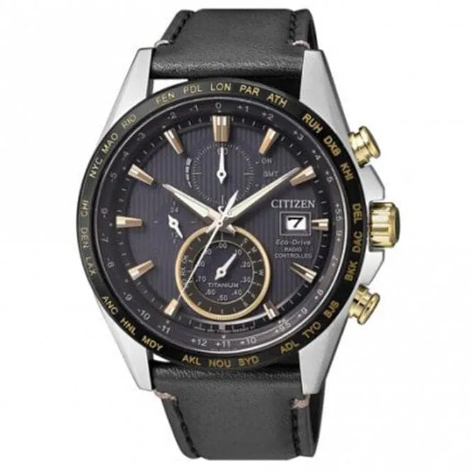 Gents E-Drive World Chronograph A.T Watch AT8158-14H