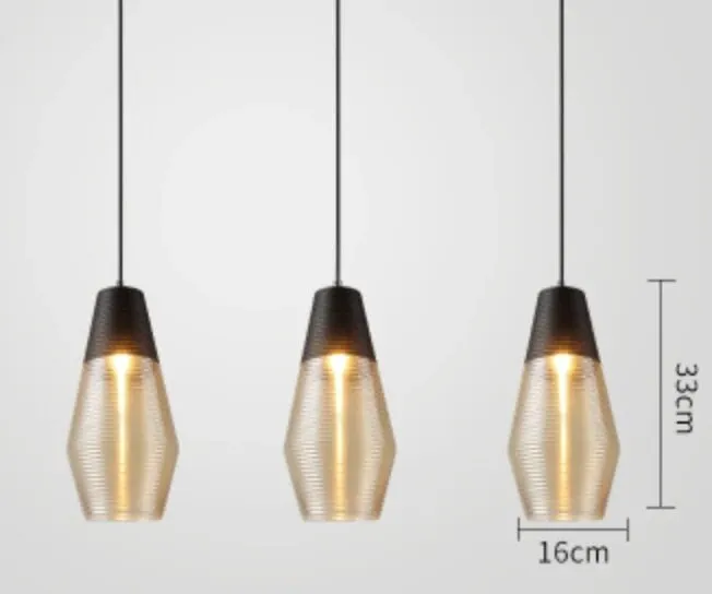 Gerd Gorgeous Glass Modern Pendant Light