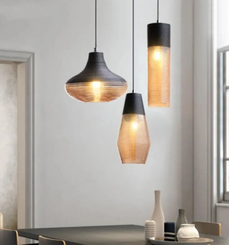 Gerd Gorgeous Glass Modern Pendant Light